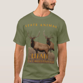 Camiseta Utah Territorio Animal Mountain Elk