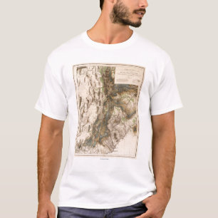 Camiseta UtahPanoramic MapUtah