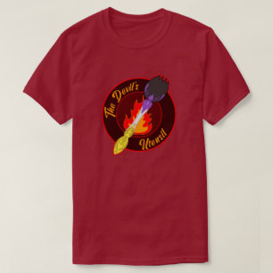 Camiseta Utensil del diablo - Doodle satánico no binario