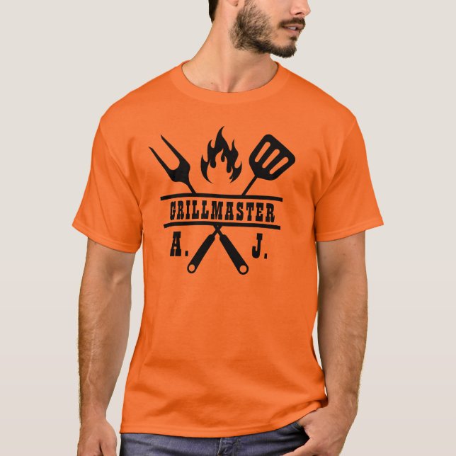 Camiseta Utensilio Rojo Grillmaster  (Anverso)