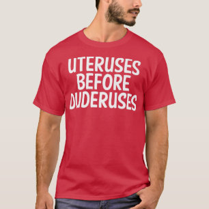 Camiseta Uterus antes de Duderusa Feminismo Igual