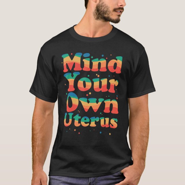 Camiseta Uterus Feminist Reproductive Rights Pro Life Anti  (Anverso)