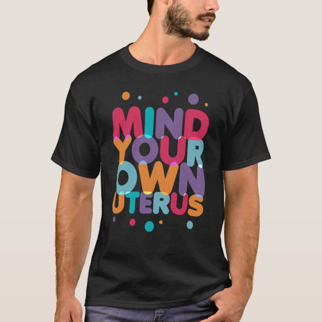 Camiseta Uterus Feminist Reproductive Rights Pro Life Anti  (Anverso)