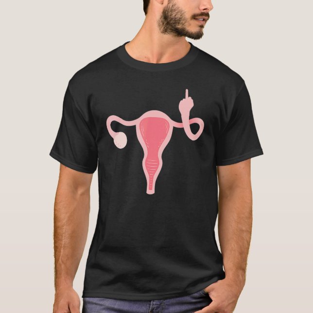 Camiseta Uterus Mi Cuerpo Mi Elección Pro Mujeres Feminista (Anverso)