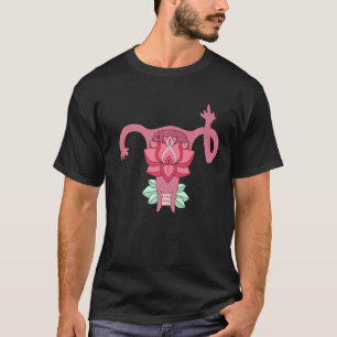 Camiseta Uterus muestra feminismo feminista de centro de la