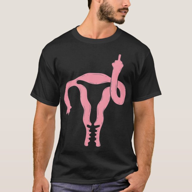 Camiseta Uterus muestra regalo de feminismo feminista de ce (Anverso)