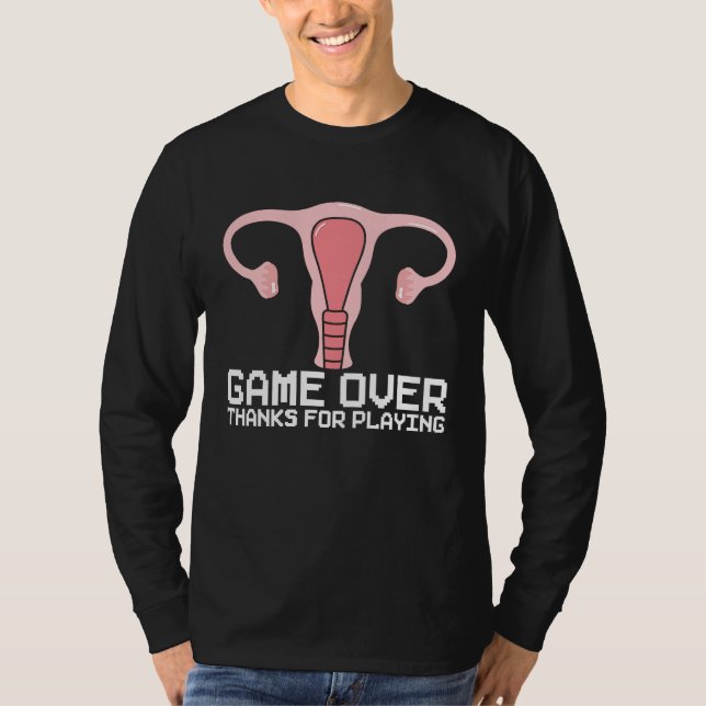 Camiseta Uterus Support Hysterectomy Recovery Products Ovar (Anverso)