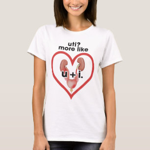 Camiseta Uti Más Como U + I Heart Love