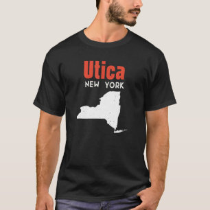 Camiseta Utica Nueva York Estados Unidos Estados Unidos Via