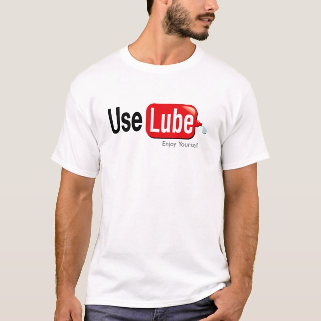 Camiseta Utilice el lubricante (Anverso)