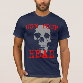 Camiseta Utilice su cabeza