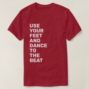 Camiseta Utilice sus pies