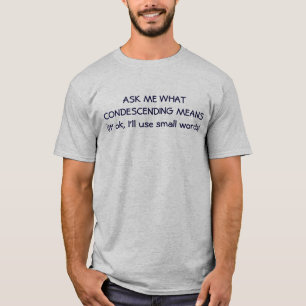 Camiseta Utilizaré pequeñas palabras para definir