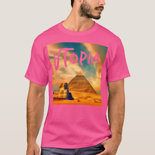 Camiseta Utopia Rap Trap Hip Hop Music (Anverso)