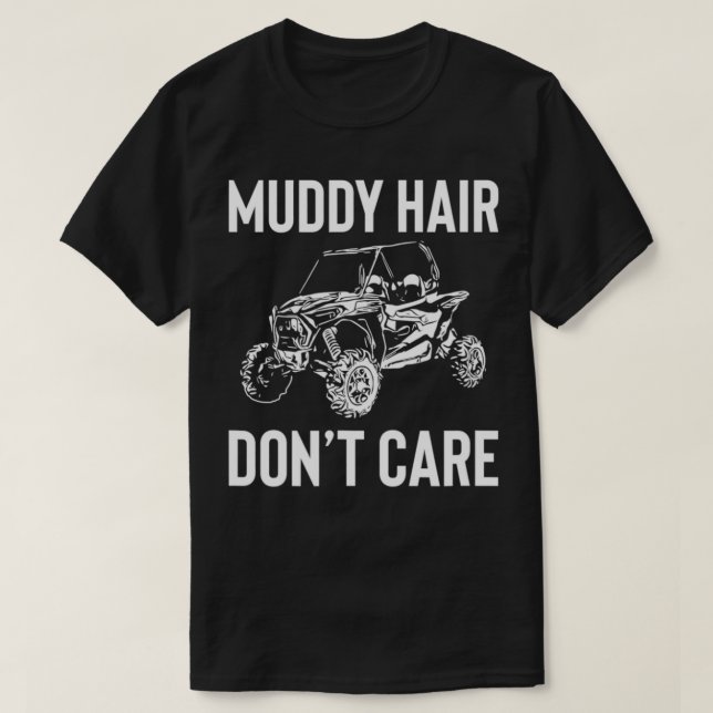 Camiseta UTV Gift Muddy Hair Don't SS SSV Gift  (Diseño del anverso)