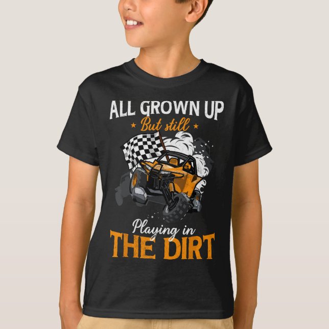 Camiseta UTV juega en la Carreras de SXS directa de UTV (Anverso)