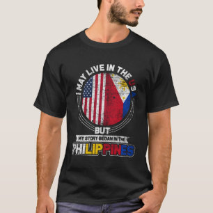 Camiseta Uu. Bandera filipina Hoodie Filipinas Pi