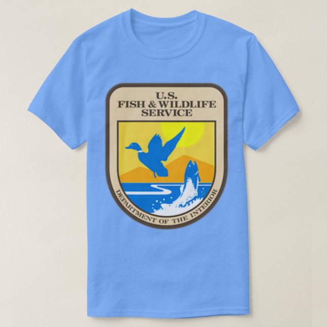Camiseta Uu Fish amp Wildlife Service Wildlife Game Pshing  (Diseño del anverso)