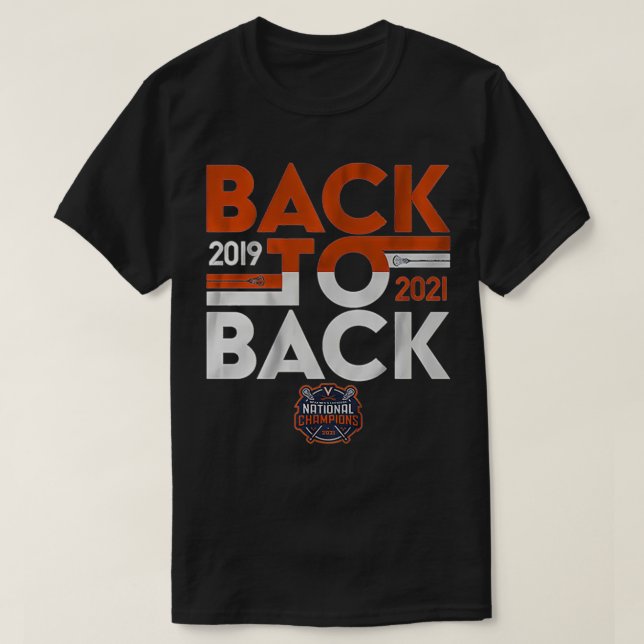 Camiseta Uva Lacrosse De Vuelta A La Parte De Atrás (Diseño del anverso)