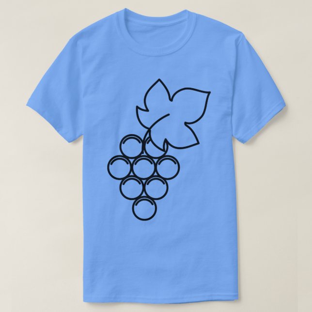 Camiseta Uvas 1 (Diseño del anverso)