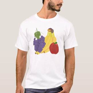 Camiseta Uvas Bananas Camisas de pintura de frutas de manza