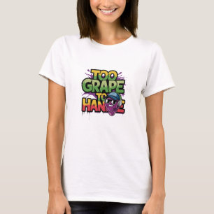 Camiseta Uvas comestibles adorables para los fanáticos de l