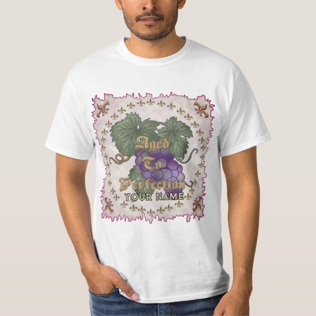 Camiseta Uvas De Edad A Perfección (Anverso)