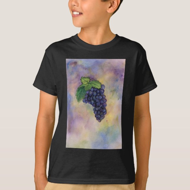 Camiseta Uvas de vino Pinot Noir (Anverso)
