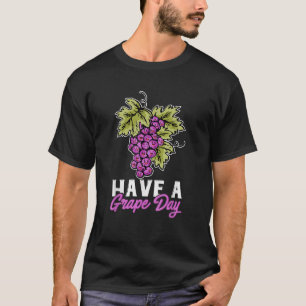 Camiseta Uvas divertidas con el canto de la fruta tienen la