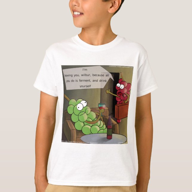Camiseta Uvas Divorcios Divertidos (Anverso)