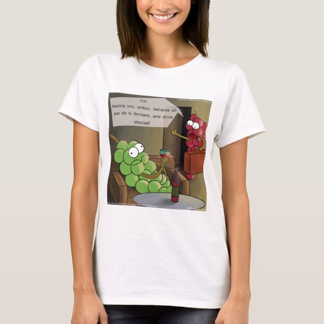 Camiseta Uvas Divorcios Divertidos (Anverso)