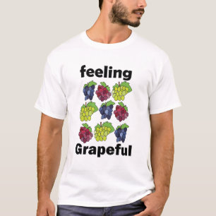 Camiseta Uvas Fruta Sintiendo Uva Punny