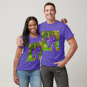 Camiseta Uvas moradas en una uva