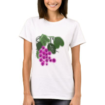 uvas moradas y hojas verdes