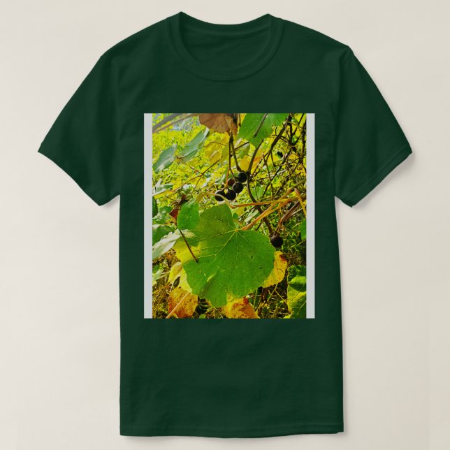 Camiseta Uvas silvestres (Diseño del anverso)