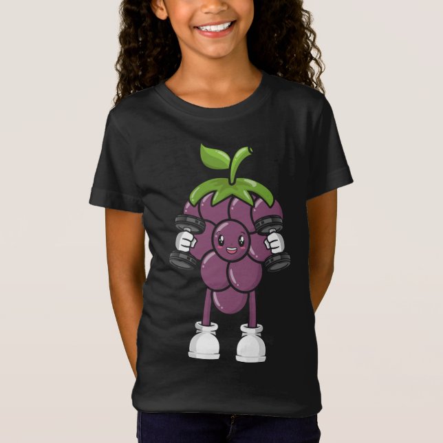Camiseta Uvas, uvas, disfraz de fruta, Levante de carrocerí (Anverso)