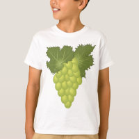 Uvas Verdes Hojas de Vid Fruta Fresca