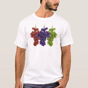 Camiseta Uvas verdes y moradas rojas