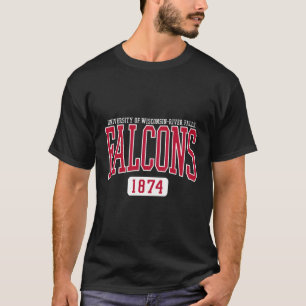 Camiseta Uw-River Calls Uwrf Falcons Est Date