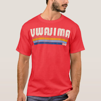 Camiseta Uwajima estilo retro vintage de los años 70, Japón