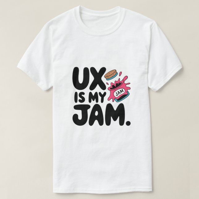 Camiseta Ux es mi divertido diseñador Ui Ux (Diseño del anverso)