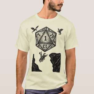 Camiseta ¡Uy! ¡Natural 1! ¡Fallo en la comprobación de Sabi