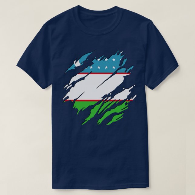 Camiseta Uzbekistán siempre (Diseño del anverso)