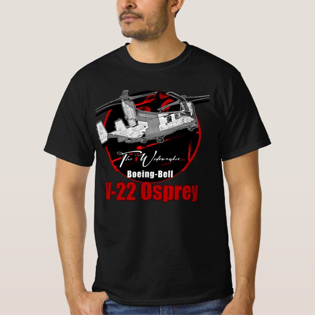 Camiseta V22 Osprey Avión Híbrido De La Fuerza Aérea Estado (Anverso)
