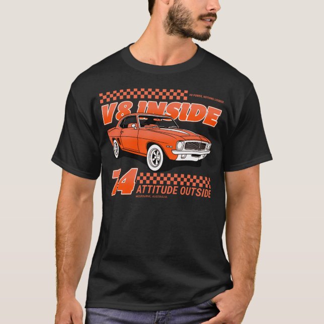 Camiseta V8 Inside, Attitude Inside (Anverso)