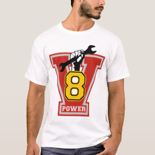 Camiseta v8 power