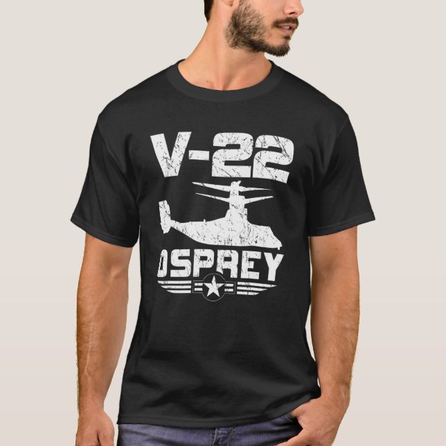 Camiseta V 22 Mv 22 Cmv 22b Osprey Svtol Tiltrotor Militar (Anverso)