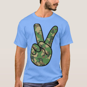 Camiseta V Camuflaje Rótulo