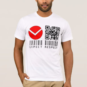 Camiseta V cuente con el respecto