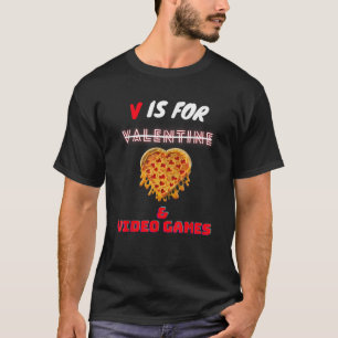 Camiseta V Day es para el videojuego Pizza Amantes de los c